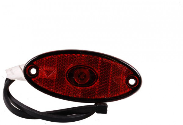 Breedtelicht Flatpoint II LED Rood DC kabel 50cm
