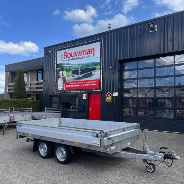 Hapert Plateauwagen 335x180  Azure 2  met oprijpakket