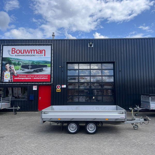 Hapert Plateauwagen 335x180  Azure 2  met oprijpakket