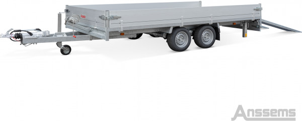 Anssems Plateauwagen ASX 3500kg 405×203 GoGetter