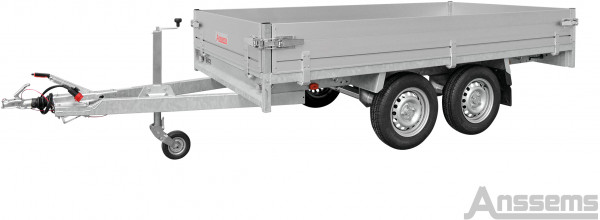 Anssems Plateauwagen PSX 2000kg 305×153