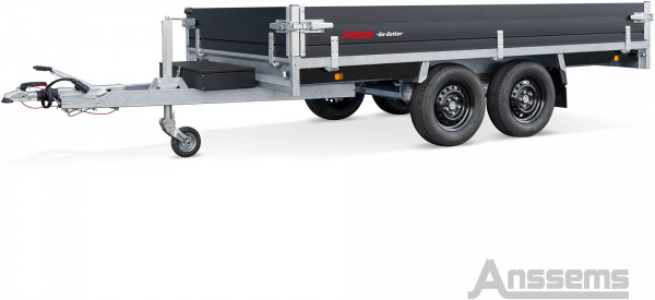 Anssems Plateauwagen PSX 3000kg 325×178 Go-Getter