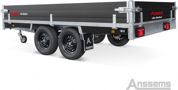 Anssems Plateauwagen PSX 3000kg 325×178 Go-Getter