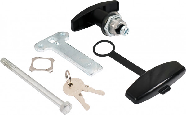 Accessoire onderbouwkist kunststof T-greep + slot Stabilo 500, 500-3, 500-4, 600, 800