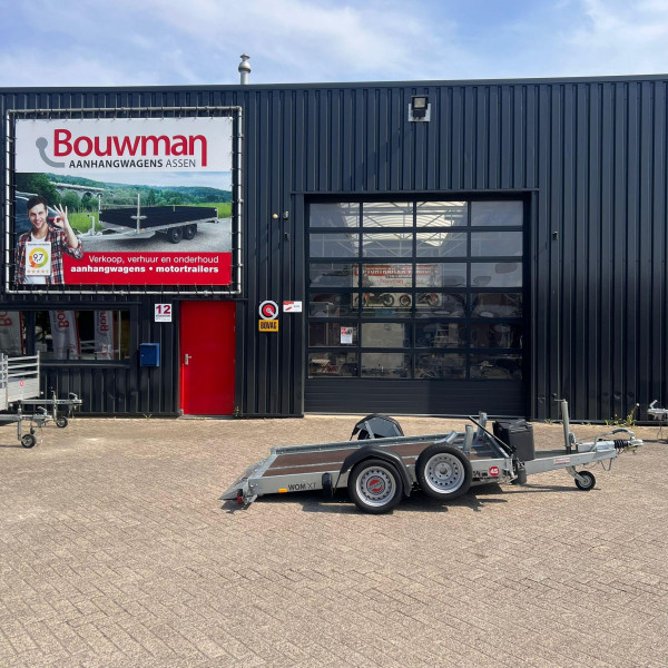 Stema Motoraanhanger 251x153  WOM 1300kg 251x153 Afzinkbaar