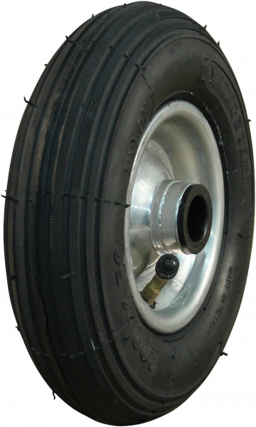 Luchtband + wiel 200x50 V-5501 2PR + 1.25x3.8  (200x50) ET0 NL60 staal grijs