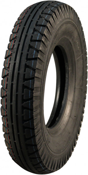 Luchtband + wiel 4.00-8 V-40 8PR + 3.00D-8 ET0 60/100/4 staal rood