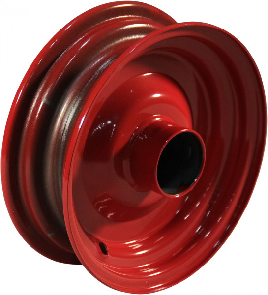 Luchtband + wiel 4.80/4.00-8 V-5501A 2PR + 2.50Ax8H2 ET0 NL100 staal rood