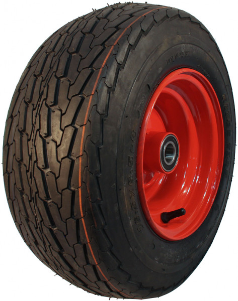 Luchtband + wiel 16.5x6.5-8 KT-705 6PR + 5.50Bx8H2 ET0 NL100 73 M staal, rood,