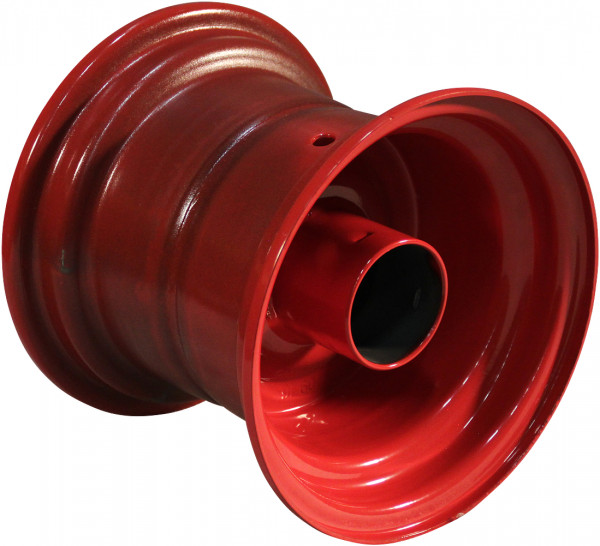 Luchtband + wiel 18x8.50-8 V-3503 4PR + 7.00Bx8H2 ET0 NL150 A3 staal rood