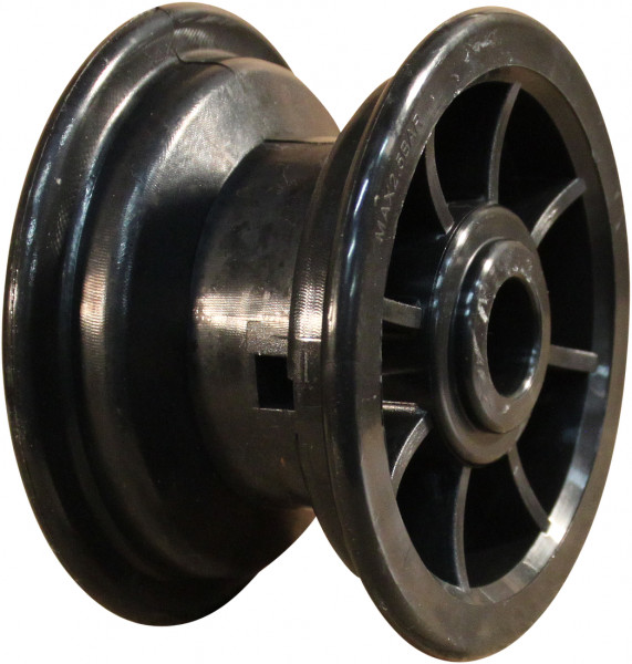 Luchtband + wiel 4.10/3.50-4 V-6602 4PR + 2.10x4 rollager Ø20 NL75 56 15 kunststof zwart