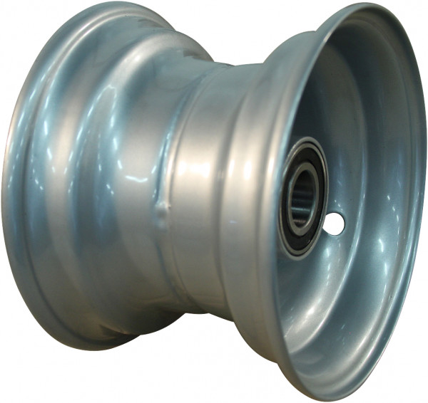 Wiel 4.50Ax6 ET0 kogellager Ø25 NL75 staal grijs