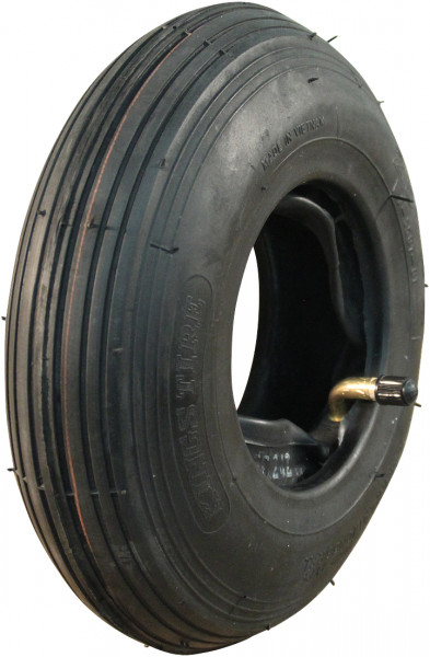 Luchtband + wiel 2.50-4 V-5501 4PR 2.10x4 rollager Ø20 NL75 kunststof rood