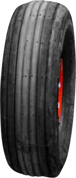 Luchtband + wiel 16x6.50-8 V-3503 6PR + 2.50Ax8 ET0 rollager Ø25 NL75 A3 staal rood