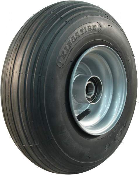 Luchtband + wiel 4.00-6 V-5501 4PR + 4.50Ax6 ET0 NL75 54 A3 staal grijs