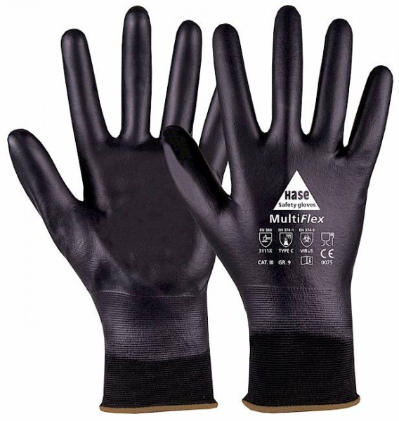 Chemicaliënbestendige handschoenen nylon (18 gauge) maat 7