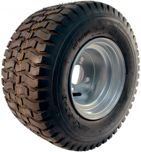 Luchtband + wiel 18x9.50-8 V-3502 6PR + 7.00Bx8H2 ET-2 60/100/4 A3 staal grijs