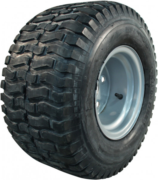 Luchtband + wiel 18x8.50-8 V-3501 6PR + 7.00Bx8H2 ET-2 60/100/4 A3 staal grijs