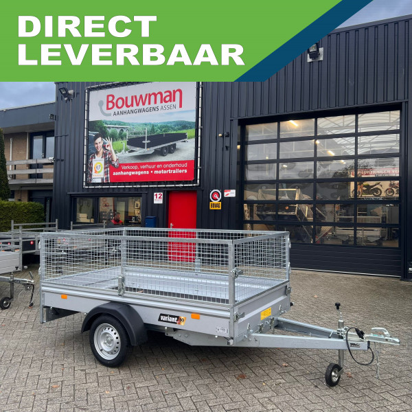 Variant bakwagen 715 S3 knik 255x145 750kg met loofrekken