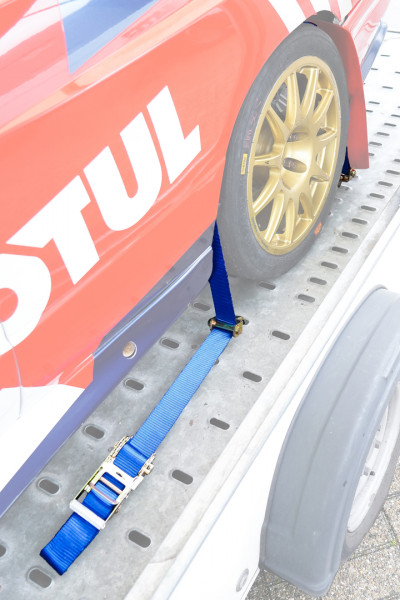 Spanband voor autotransporter blauw 35mm 2500mm Novio Cargo