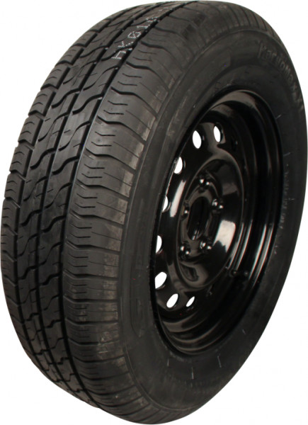 Luchtband + wiel 195 R14C Maxmiler Pro 8PR + 5½Jx14H2 ET30 66,5/112/5 106/104 R staal zwart