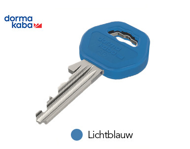 Sleutelclip Lichtblauw (10 stuks)