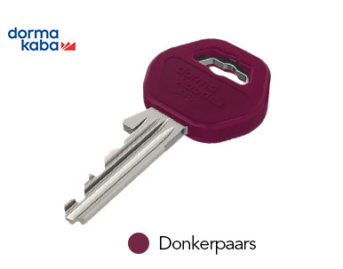 Sleutelclip Donkerpaars (10 stuks)