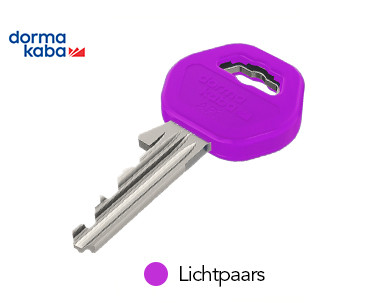 Sleutelclip Lichtpaars (10 stuks)