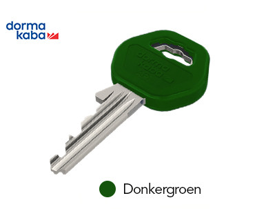 Sleutelclip Donkergroen (10 stuks)