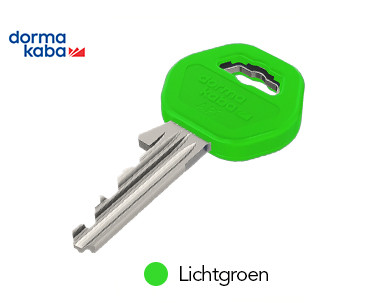 Sleutelclip Lichtgroen (10 stuks)