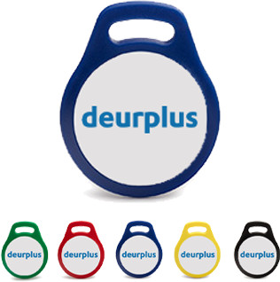 Tag Salto 4-Kbyte blauw/wit Deurplus opdruk