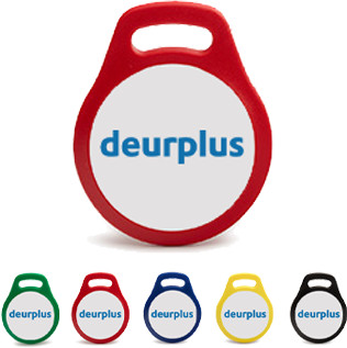 Tag Salto 4-Kbyte rood/wit Deurplus opdruk