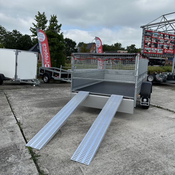 Loofwagen XL 255x153 1500Kg met oprijplaten