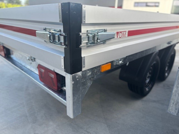 Vdm plateauwagen 258x162 1500 kg