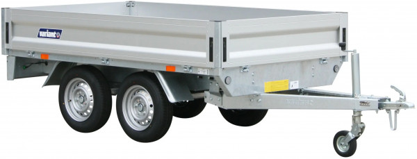 Variant plateauwagen 715 P2-2 255x145 750kg