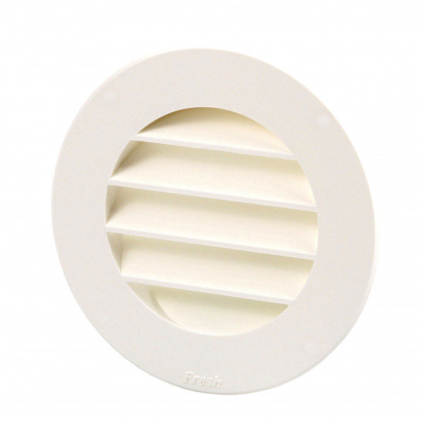 ABS-buitenmuurrooster, rond