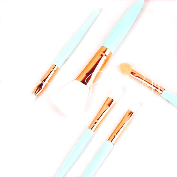 Set of mini powder brushes in 5 sizes product foto