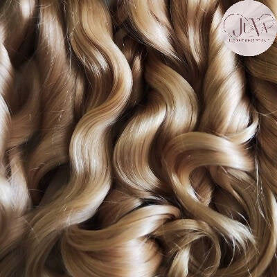 Ju&na mohair fin bouclé - blond photo du produit