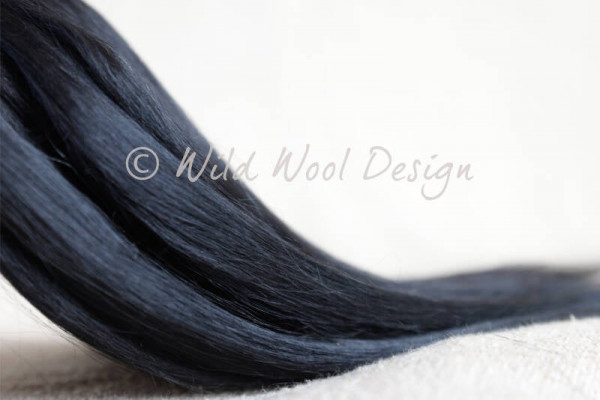 Laine sauvage suri alpaga - noir photo du produit