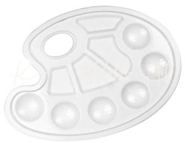 Plastic paint pallet 10-compartment product foto