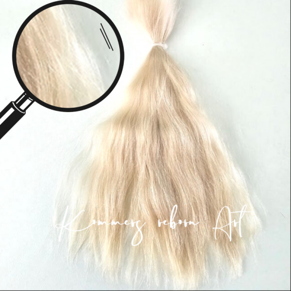 Angora doll hair 10 gr - licht blond product foto