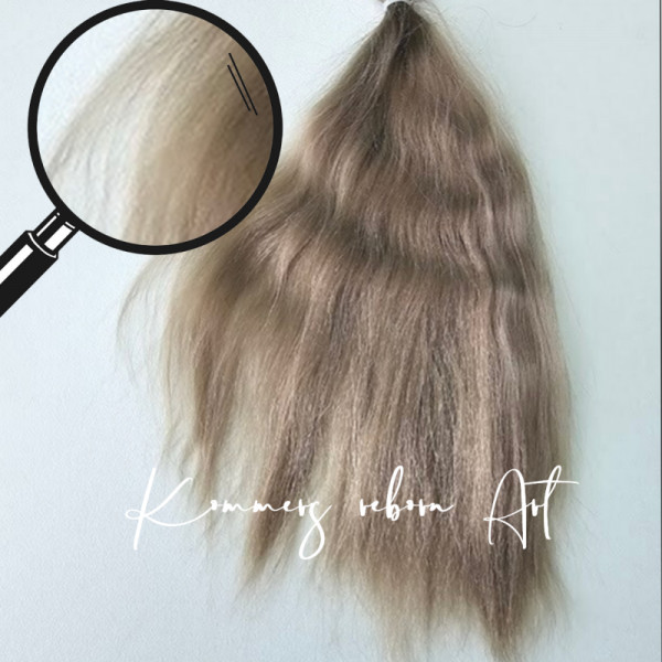 Angora Puppenhaar 12 g - Kaltblond Produktfoto