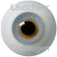 Yeux plats de Lauschaer - bleu clair - 20mm 27,95 € photo du produit