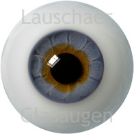 Ojos planos de figuras Lauschaer - azul gris - 24mm 29,95 € Foto del producto