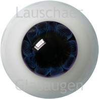 Ojos planos de figuras Lauschaer - negro azul - 24mm 29,95 € Foto del producto