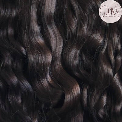 Ju&na mohair bouclé le plus fin - marron noir Photo du produit