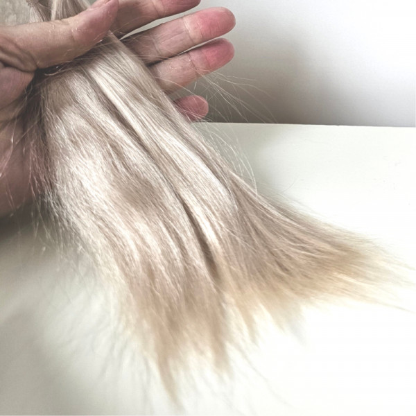 Mohair de angora suave y sedoso - rubio miel Foto del producto