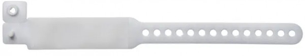 Bracelets d'hôpital inscriptibles - blanc Photo du produit