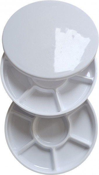 Paleta de Pintura de Doble Capa con Tapa Foto del producto