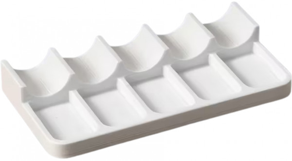 Porte-Pinceaux avec 5 Emplacements – Égouttoir en Plastique Photo du produit